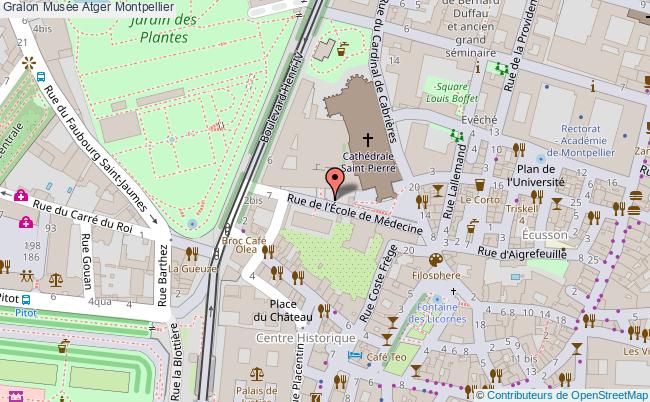 plan Musée Atger Montpellier