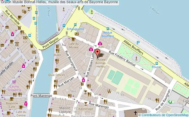 plan Musée Bonnat-helleu, Musée Des Beaux-arts De Bayonne Bayonne