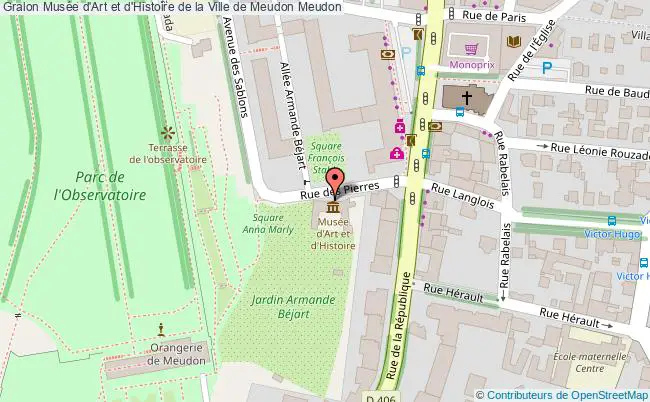 plan Musée D'art Et D'histoire De La Ville De Meudon Meudon