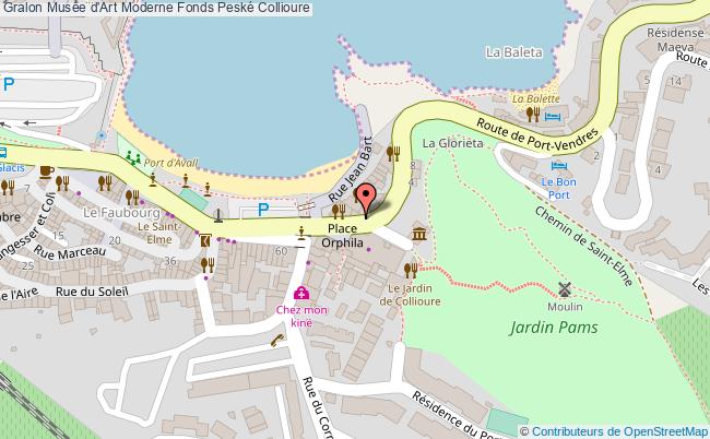 plan Musée D'art Moderne Fonds Peské Collioure
