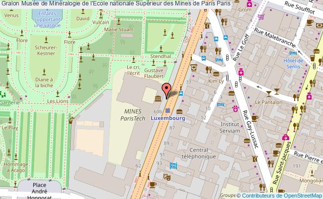 Mus&eacute;e de Min&eacute;ralogie de l'Ecole nationale Sup&eacute;rieur des Mines de Paris