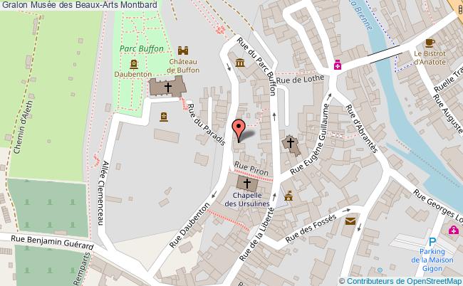 plan Musée Des Beaux-arts Montbard