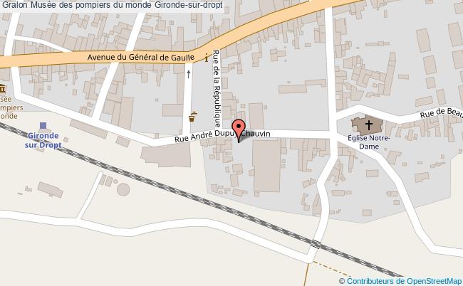 plan Musée Des Pompiers Du Monde Gironde-sur-dropt