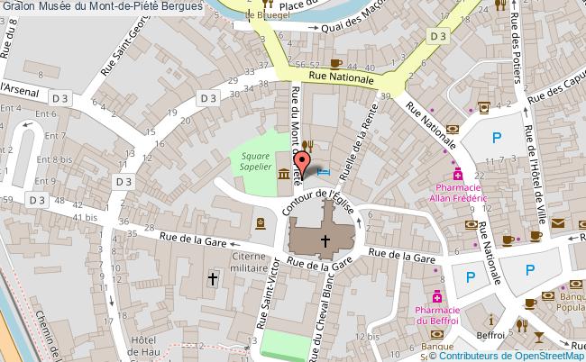 plan Musée Du Mont-de-piété Bergues