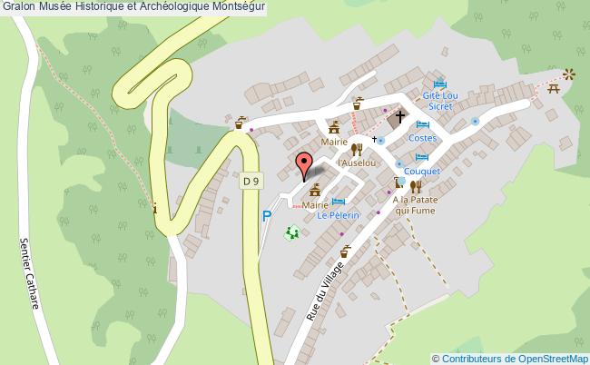 plan Musée Historique Et Archéologique Montségur