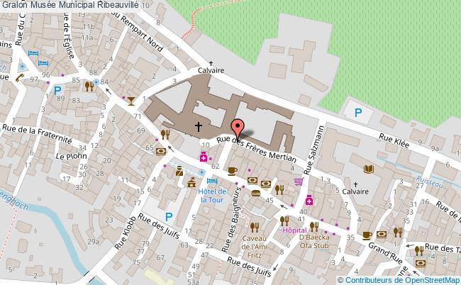 plan Musée Municipal Ribeauvillé