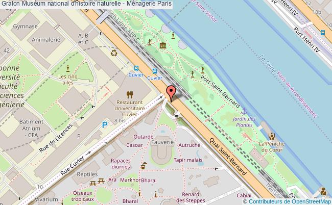 Mus&eacute;um national d'histoire naturelle - M&eacute;nagerie