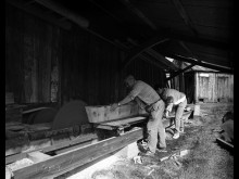 anciens atelier de menuiserie, scierie et maison à La Monselie, Cantal (15)