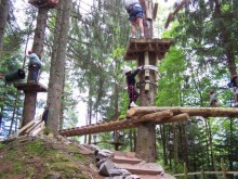 Parcours acrobatique dans les arbres à Gérardmer (88)