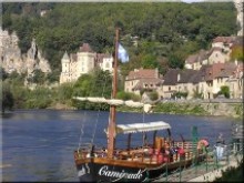 Gabarres Caminade  La Roque-gageac