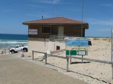 Plage principale de Contis