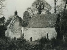 Ruines de l'ancienne chapelle de la Trinité