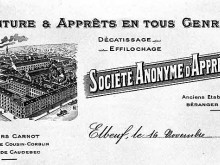 Usine D'apprêt Des étoffes Béranger Frères, Puis Société Anonyme D'apprêt D'elbeuf, Actuellement Usine De Chaudronnerie Et De Matériel D'équipement Industriel Schocher Industrie 