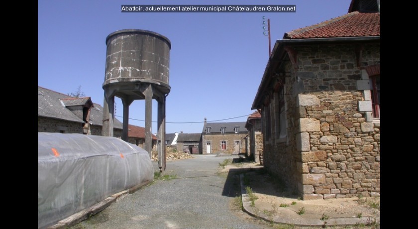 Abattoir, actuellement atelier municipal