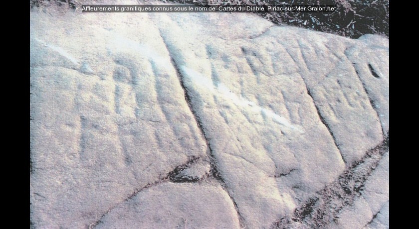 Affleurements granitiques connus sous le nom de "Cartes du Diable"