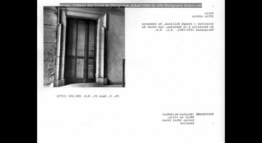 Ancien château des Covet de Marignane, actuel hôtel de ville