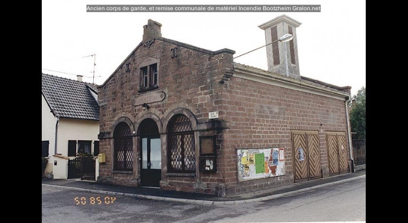 Ancien corps de garde, et remise communale de matériel Incendie