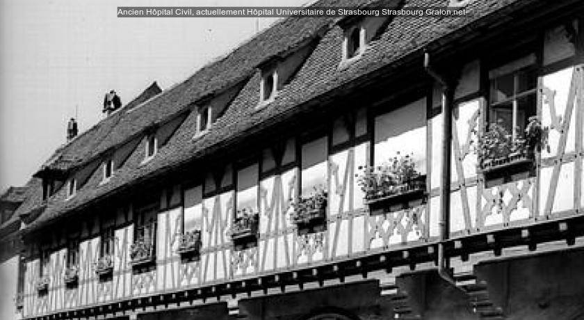 Ancien Hôpital Civil, actuellement Hôpital Universitaire de Strasbourg