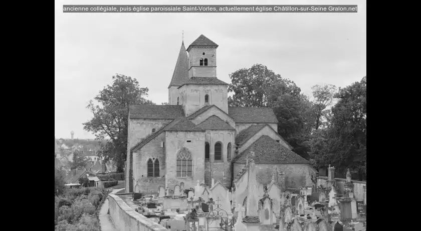 ancienne collégiale, puis église paroissiale Saint-Vorles, actuellement église