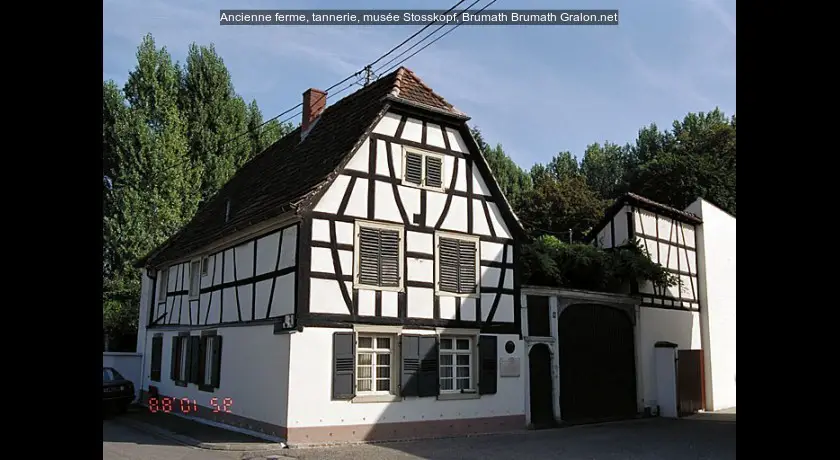 Ancienne ferme, tannerie, musée Stosskopf, Brumath