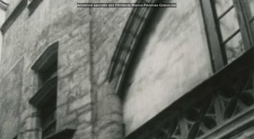 Ancienne sacristie des Pénitents Blancs