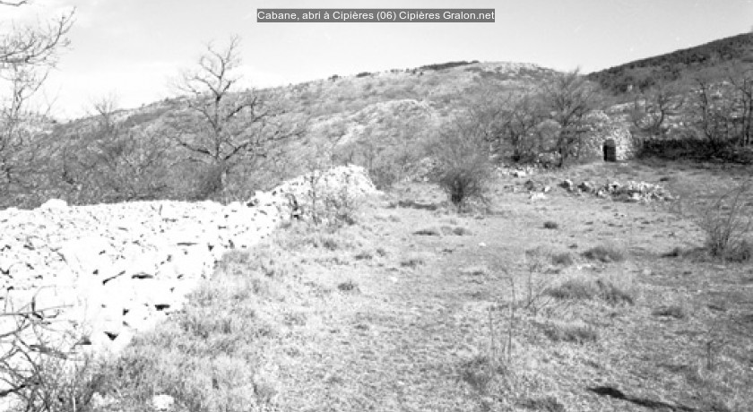 Cabane, abri à Cipières (06)