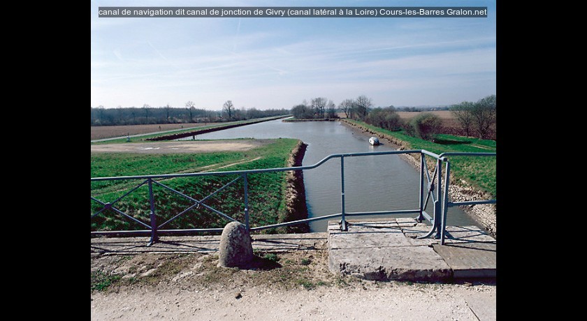 canal de navigation dit canal de jonction de Givry (canal latéral à la Loire)