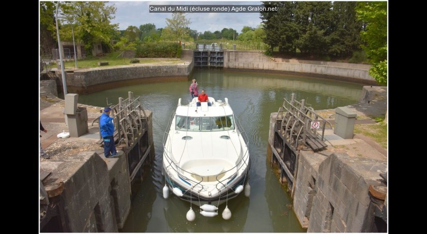 Canal du Midi (écluse ronde)