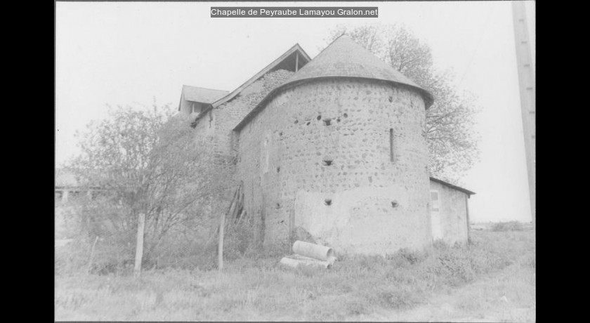 Chapelle de peyraube Lamayou tourisme