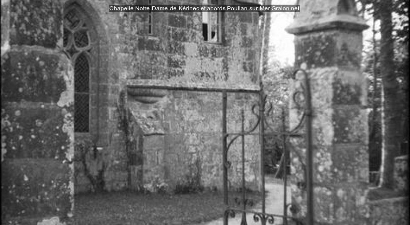 Chapelle notredamedekérinec et abords Poullansurmer tourisme