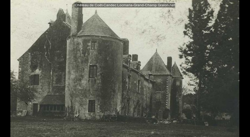 Château de coëtcandec Locmariagrandchamp tourisme