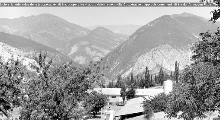 coopérative agricole et laiterie industrielle (coopérative laitière, coopérative d'approvisionnement) dite Coopérative d'approvisionnement laitière du Var moyen
