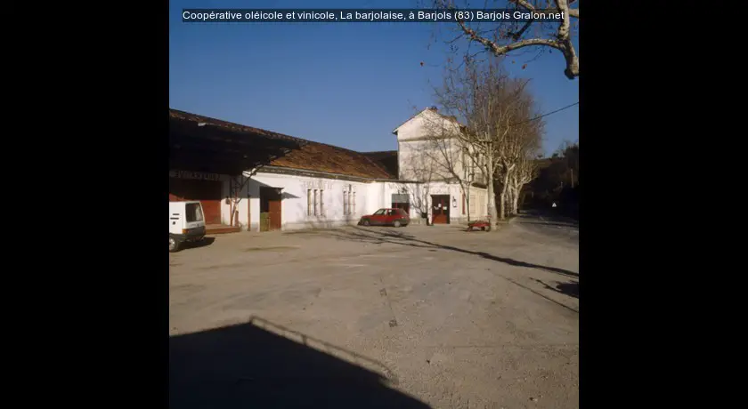 Coopérative oléicole et vinicole, La barjolaise, à Barjols (83)
