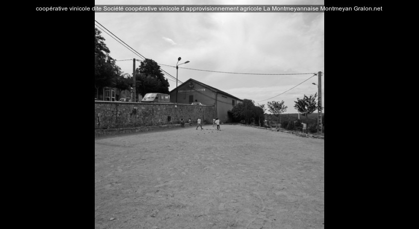 coopérative vinicole dite Société coopérative vinicole d'approvisionnement agricole La Montmeyannaise