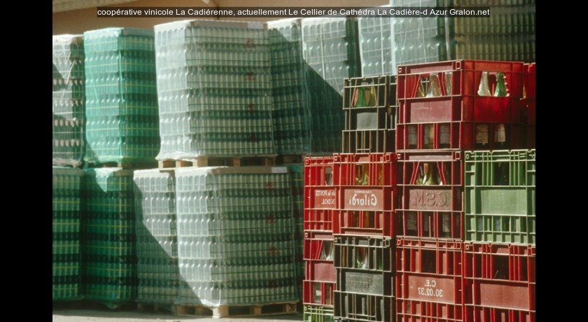 coopérative vinicole La Cadiérenne, actuellement Le Cellier de Cathédra