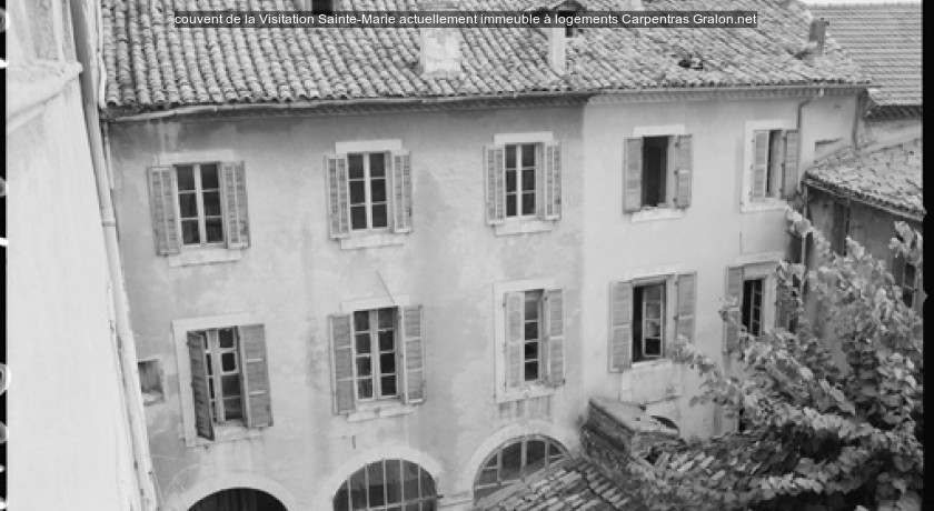 Couvent de la visitation saintemarie actuellement immeuble à logements