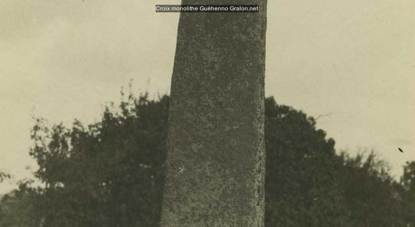 Croix monolithe Guéhenno tourisme