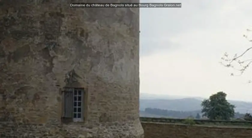 Domaine du château de Bagnols situé au Bourg