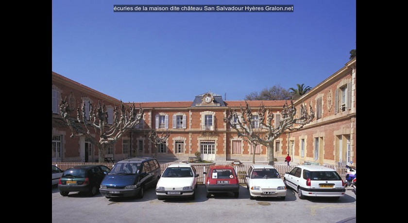 écuries de la maison dite château San Salvadour