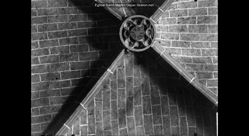 Eglise saintmartin Gajac tourisme