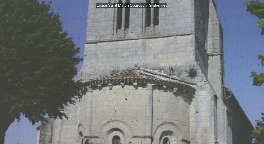 Eglise saintmartin Courcoury tourisme
