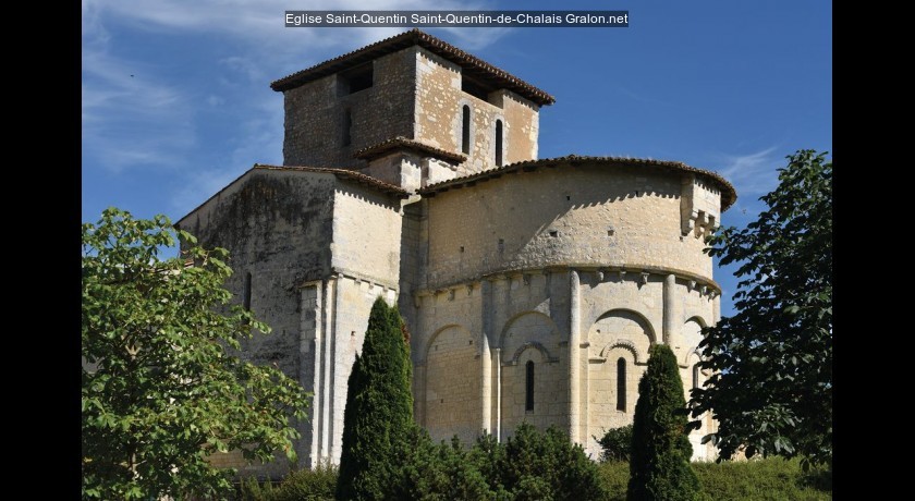 Eglise saintquentin Saintquentindechalais tourisme