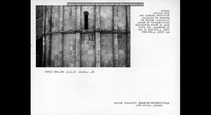 Eglise saintquentin Saintquentindebaron tourisme