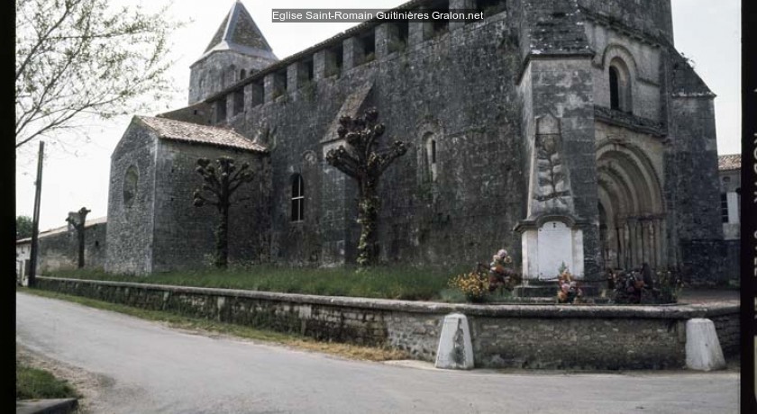 Eglise saintromain Guitinières tourisme