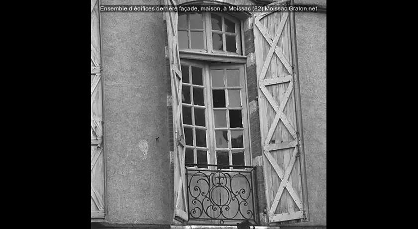 Ensemble d'édifices derrière façade, maison, à Moissac (82)