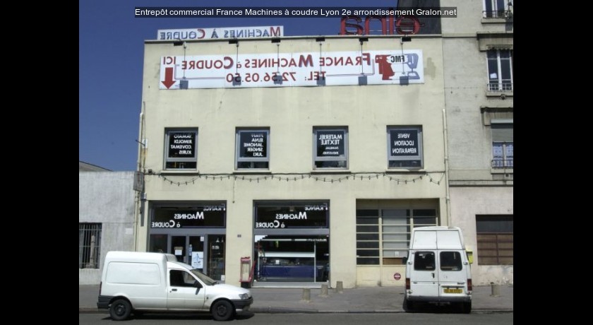 Entrepôt commercial France Machines à coudre