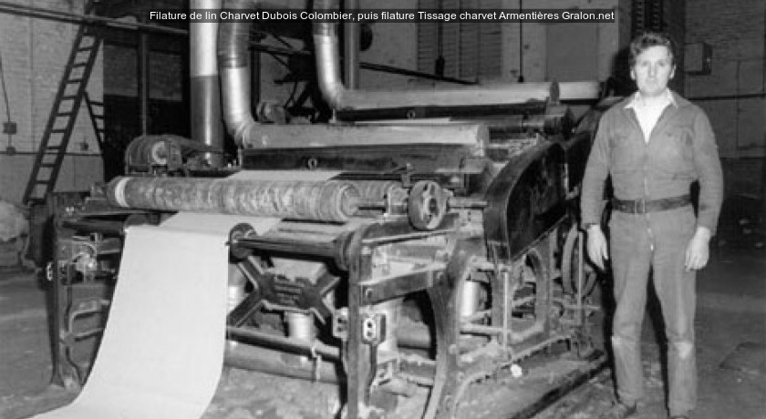 Filature de lin Charvet Dubois Colombier, puis filature Tissage charvet