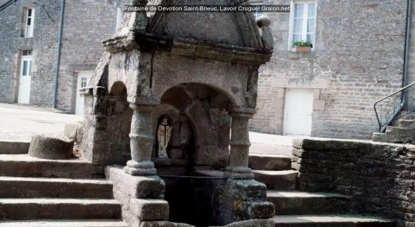 Fontaine de Dévotion Saint-Brieuc, Lavoir