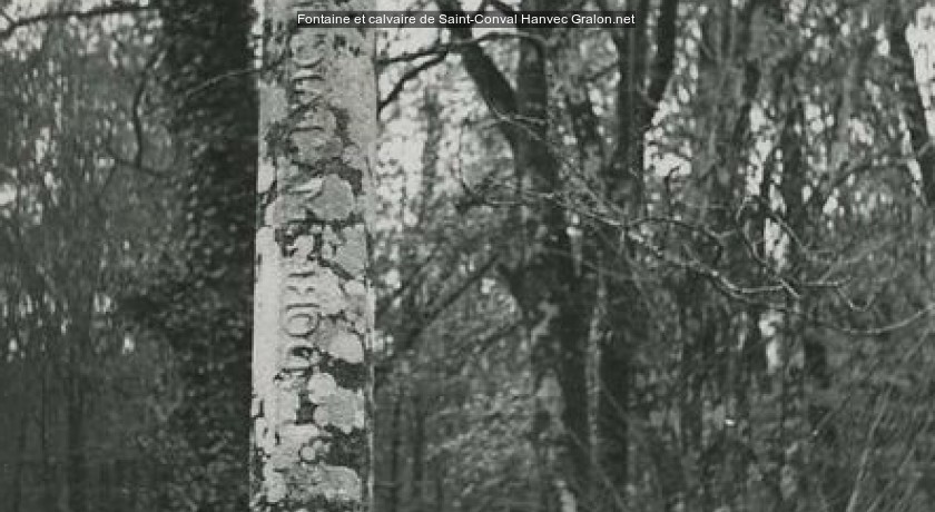 Fontaine et calvaire de Saint-Conval