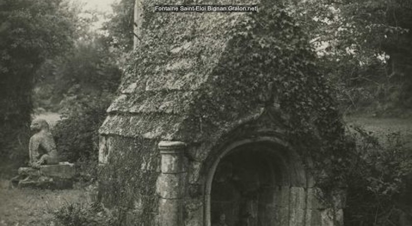 Fontaine sainteloi Bignan tourisme